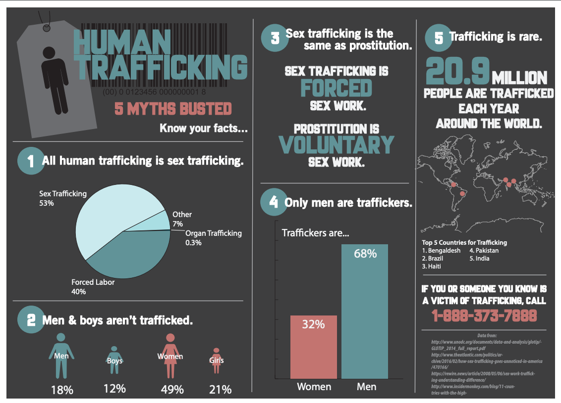 Human Trafficking Infographic Tess Allen 3223